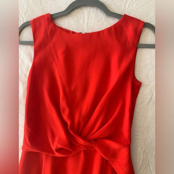 Reiss Red Twist Sheath Dress - Picture 3 of 4